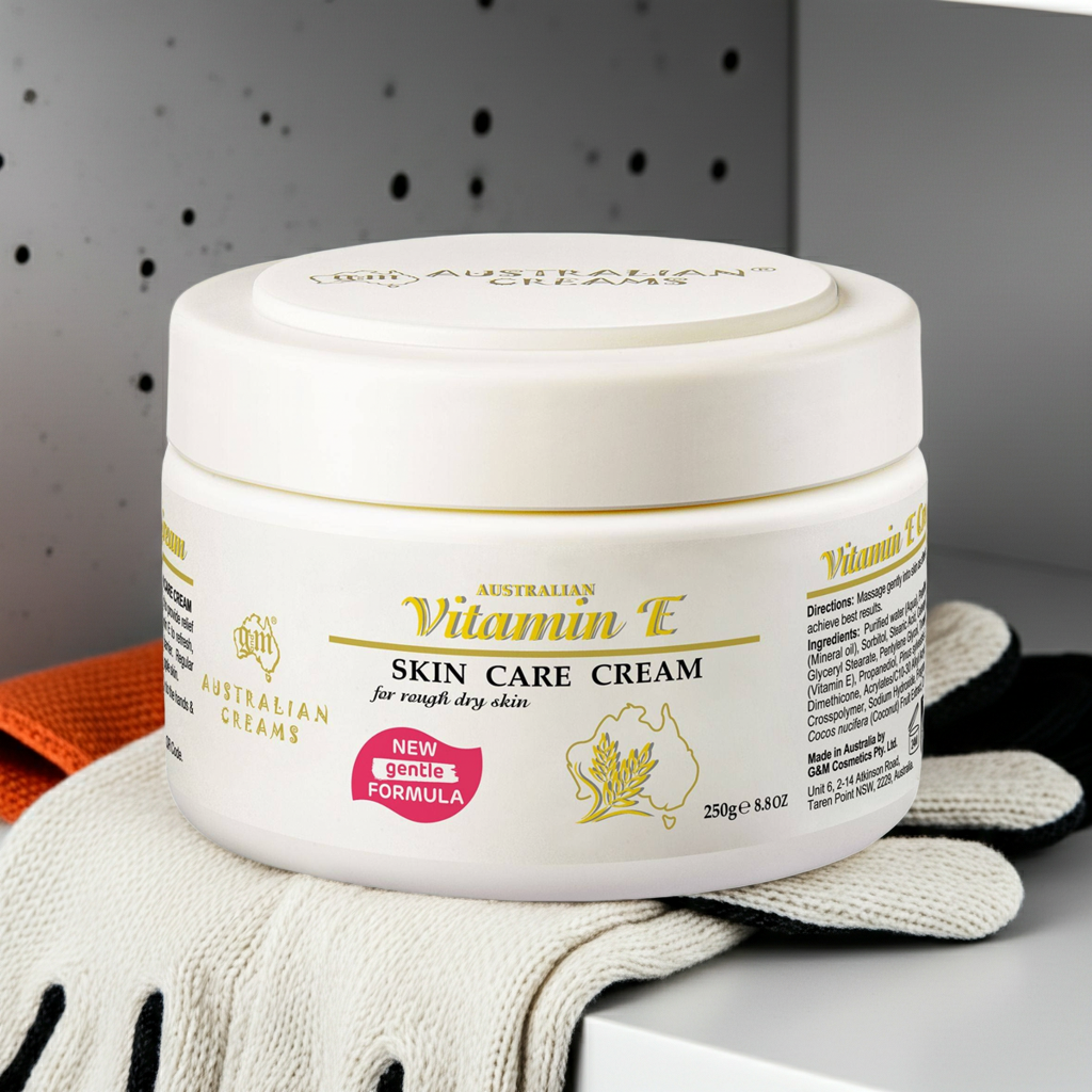 Australian Creams Vitamin E Hand Cream 250g for very dry and damaged hands