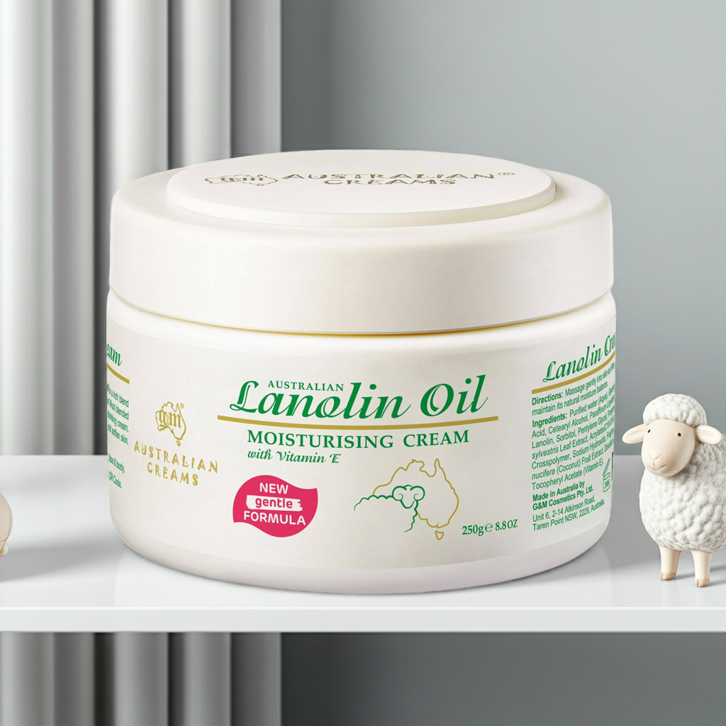 lanolin moisturiser cream for dry cracked skin