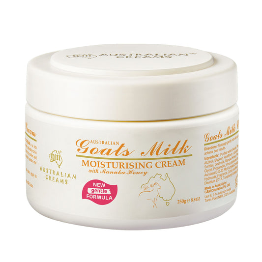 best Moisturiser for Sensitive Skin goats milk & manuka honey sensitive skin cream