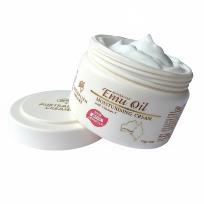 emu oil moisturiser cream made in australia showing moisturizer